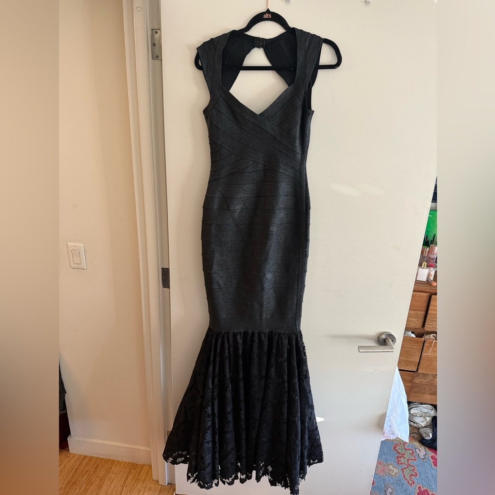 Julian Joyce by Mandalay bandage gown with mermaid hem